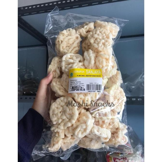 

Kerupuk Ikan Sanjaya Bantet 250gr Asli Bangka / Kerupuk Bangka