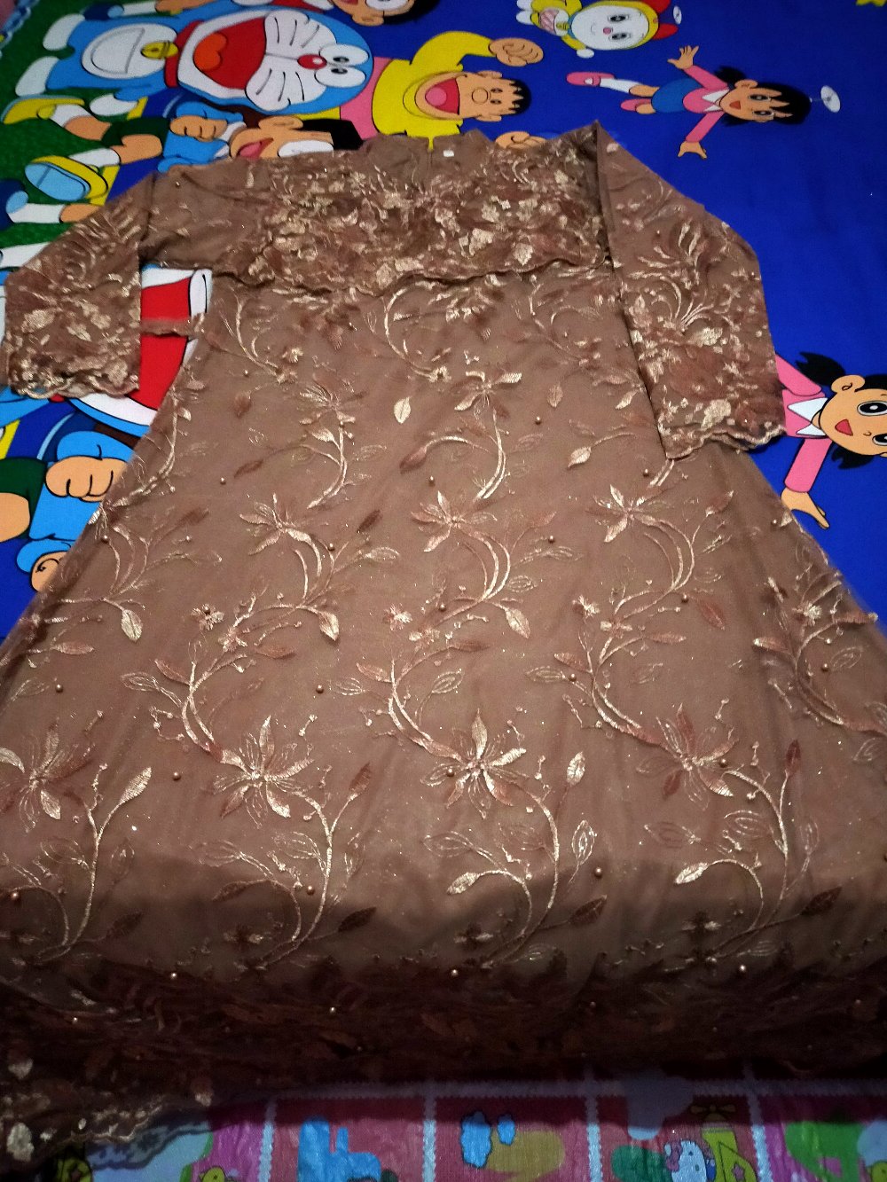 Gamis Tulle Modern Terbaru Muslim Fashion Wanita