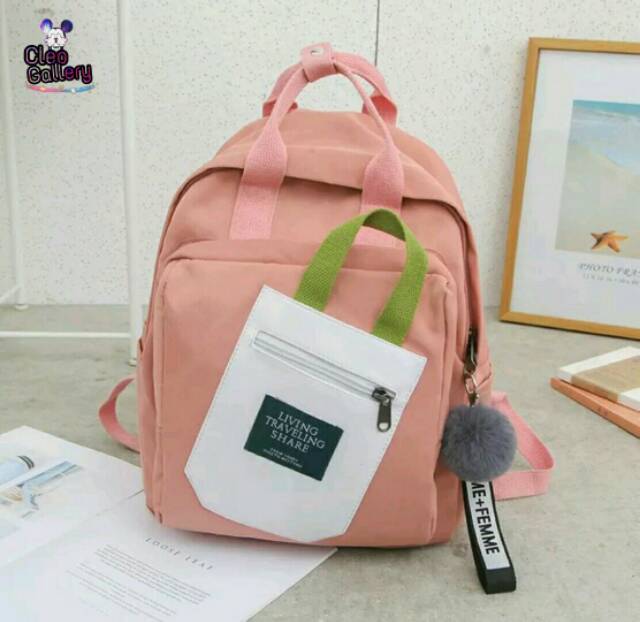 Backpack ayumi tas ransel wanita kekinian tas besar