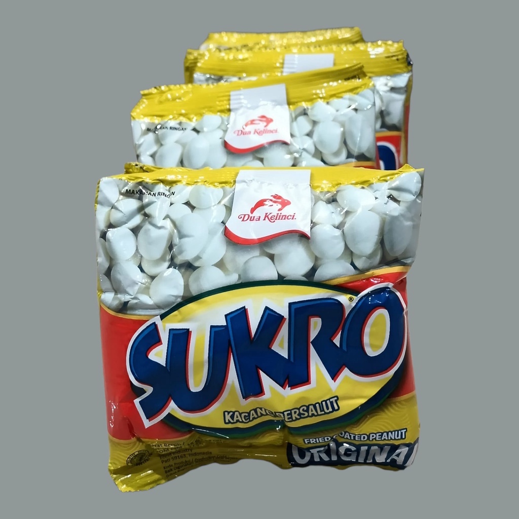 

DUA KELINCI Kacang Sukro Original Snack 20 g [10 pcs/renceng]