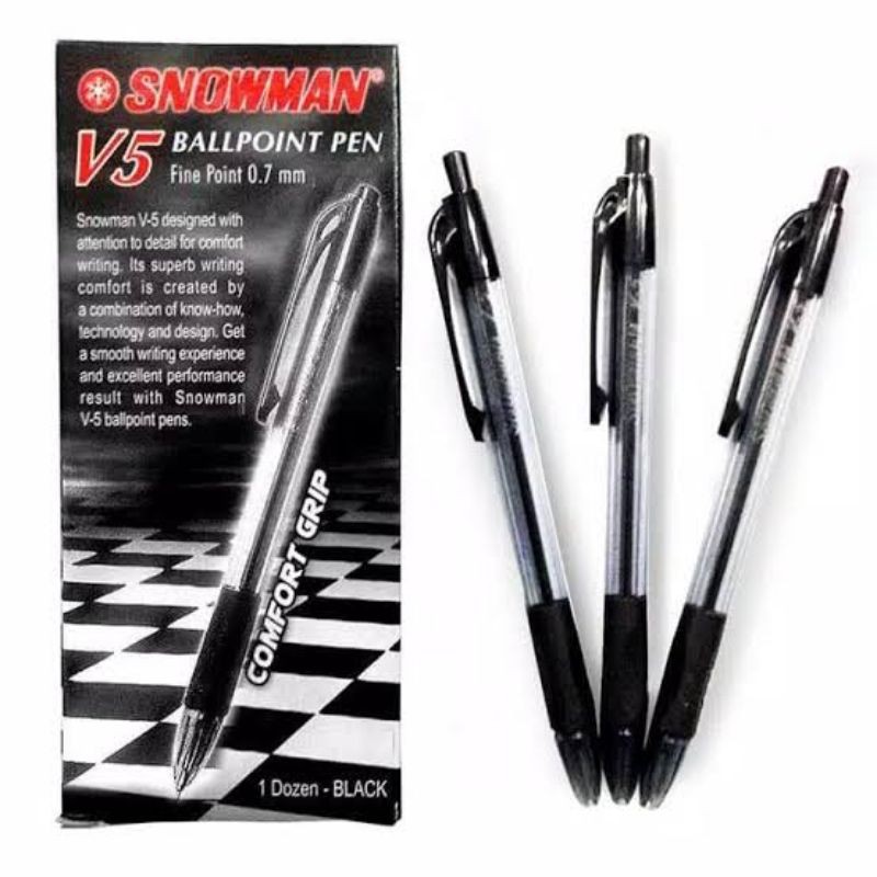 

pulpen snowman V5 original