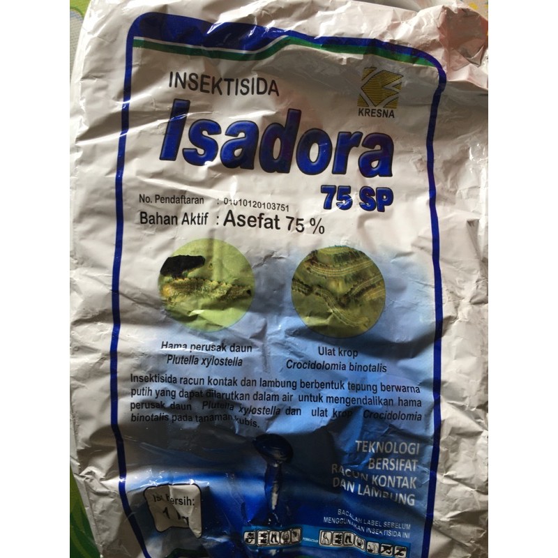 insektisida isadora ukuran 1 kg asefat 75%