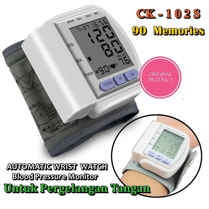 Tensimeter Digital Pergelangan Tangan Mediatech Blood Pressure Monitor - B460050