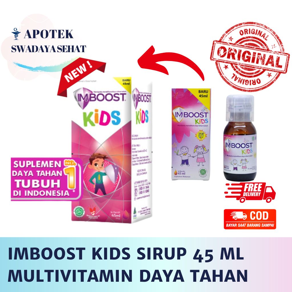 IMBOOST Kids Sirup 45 ML - Vitamin Daya Tahan Tubuh Anak