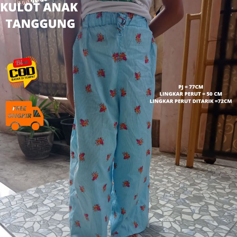 Celana Kulot Anak 5 pcs (100 rb ) Bahan Katun