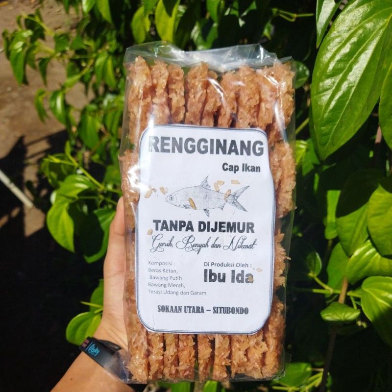 

Rengginang Terasi mentah isi 36, 500gr ketan Asli, Terasi udang