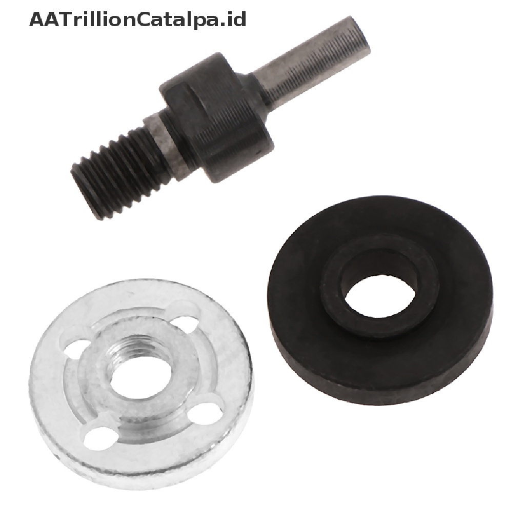 (AATrillionCatalpa) 5pcs / set Batang Konektor Adapter Roda Gerinda Sudut 6mm Untuk Poles