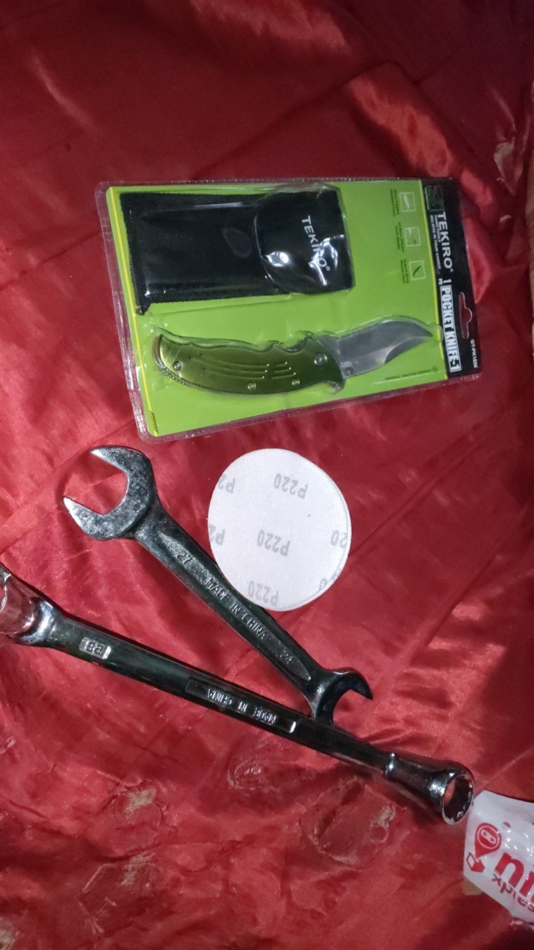 Amplas Bulat Velcro Grit 100, 150, 220  / Amplas Tempel