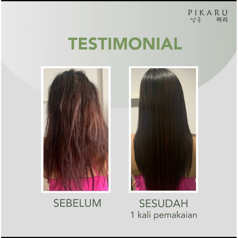 Pikaru Keratin Rambut Anti Frizz