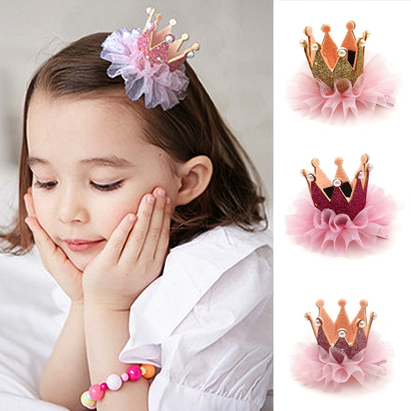 Jepit Rambut Model Mahkota Ala Princess Ala Korea Untuk Anak Perempuan