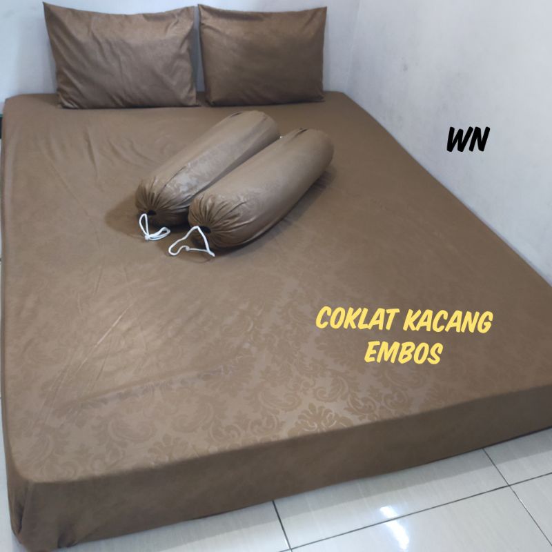 Watygrosir Sprei Polos, Sprei Embos, Sprei Murah, Sprei Homemade Motif Embos Polos