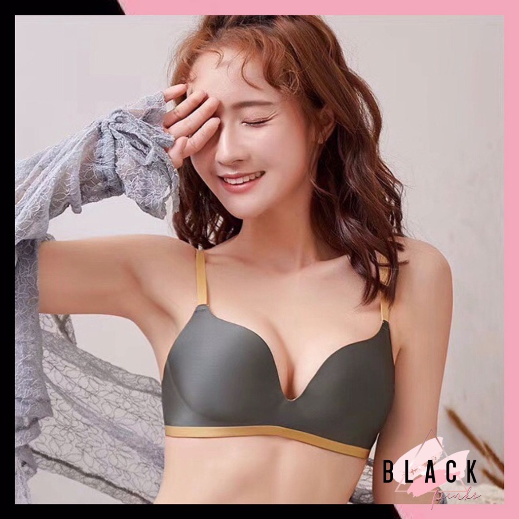 Blackpink Sport Bra Push Up InStyle Senam Zumba Jogging Yoga Pakaian Dalam Olahraga Wanita High Quality 1241