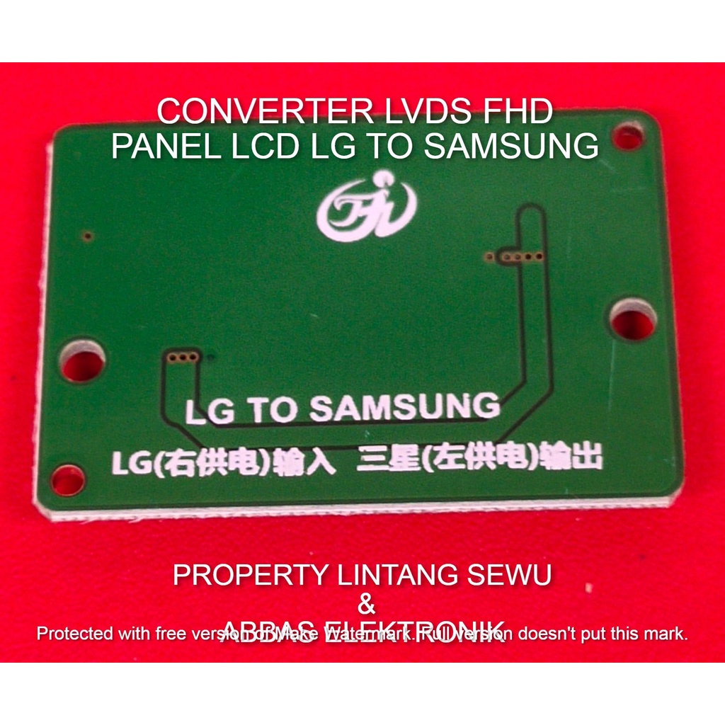 CONVERTER LVDS 51 pin FHD LG TO SAMSUNG