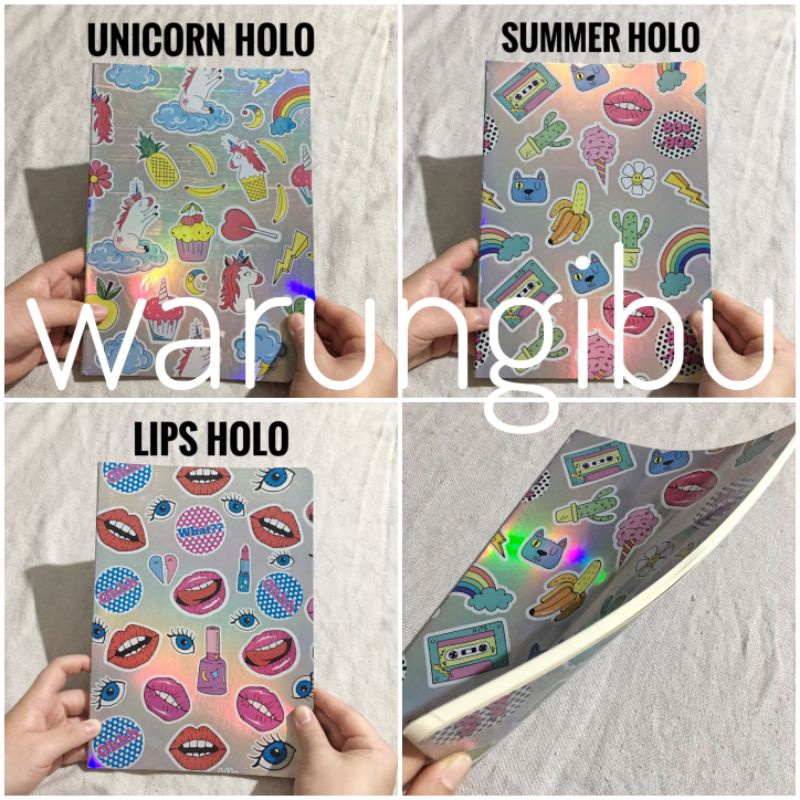 

Hologram Cover Ruled Notebook Buku Tulis Catatan Kuliah Halaman Garis