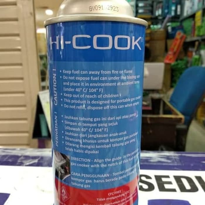 GAS REFILL GAS KOMPOR PORTABLE GAS LAS HI COOK
