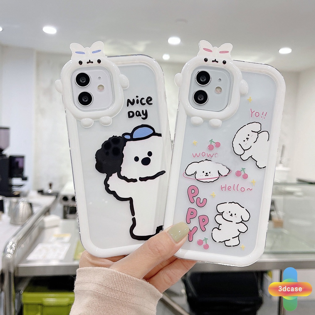 Case Motif Kartun Anak Anjing Untuk IPhone 11 12 13 14 PRO MAX 6 7 6S 8 Plus X XR XS MAX 11 12 13 mini Se 2020 6SP 7P 6P 8P XSMAX