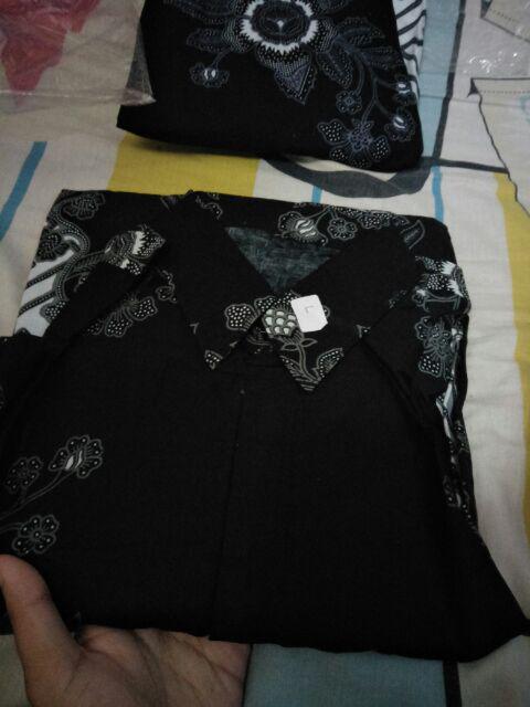 Batik Couple Monaka Brokat Kekinian Pakaian Modern Broklat Brukat Kondangan Kerja Pager Bunga