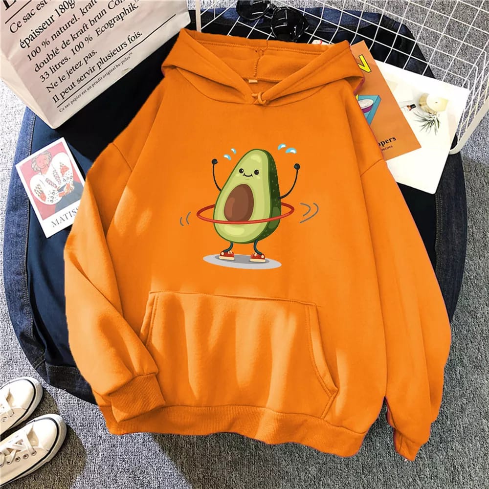 Sweater Hoodie Avocado Wanita Kekinian Hoodie Oversize Wanita Korean Style Bahan Tebal Hoodie Cewek Kekinian Korea Oversize Sweater Wanita Jumbo Xxl Tebal Import Hoodie Wanita Polos Tebal Ori Premium Hoodie Zipper Polos Resleting Sleting Oversize XXL