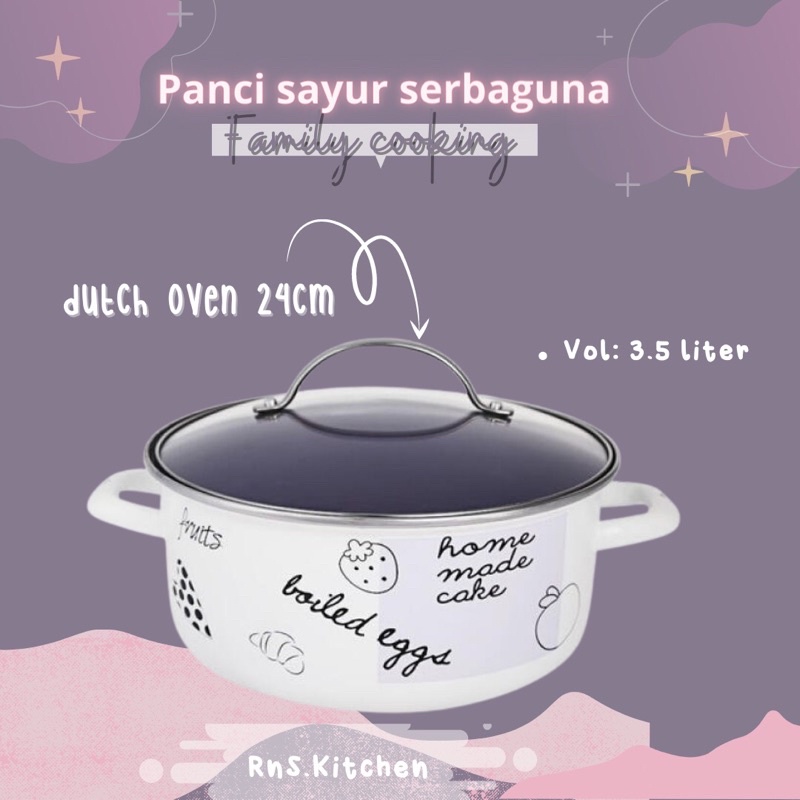 dutchoven 24cm chefina family cooking