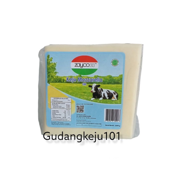 

Keju Mozarella zayco ob oldenburger 1 kg kemasan baru