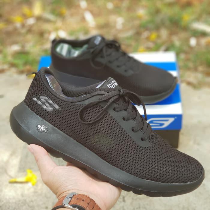 Sepatu Original Skechers Gowalk Max Tali - Full Black