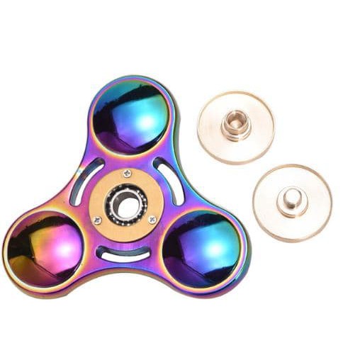 Fidget Spinner Led - Fidget Spinner Keramik - Fidget Spinner Toy Hand Colorful Rainbow Metal Fidget