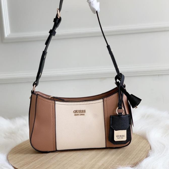 promo baru| Tas Guess Georgiana Shoulder Bag |Shoulder Bag Wanita