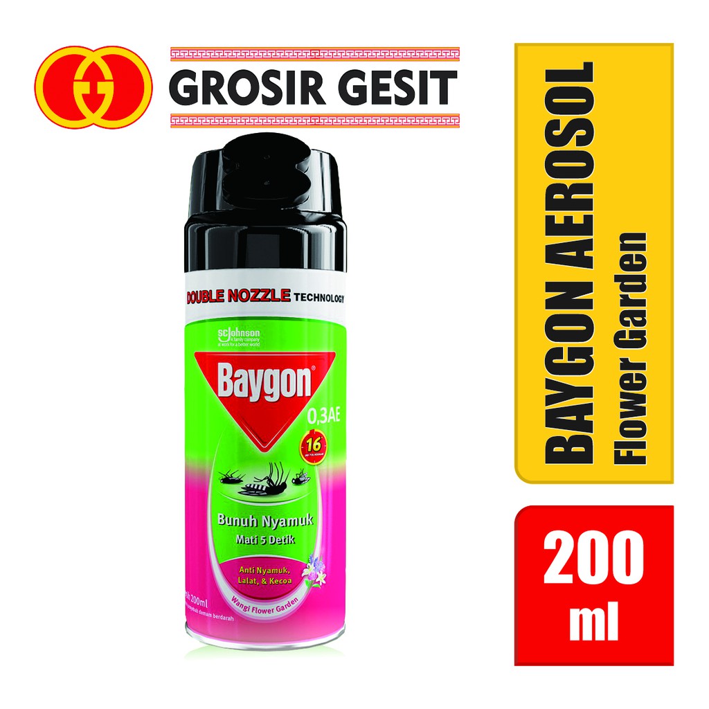 Baygon Aerosol Flower Garden 200 ML