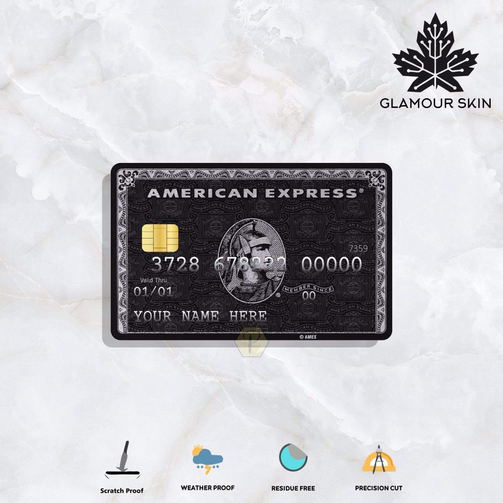Skin Stiker Cover CARD ATM - FLAZZ GEN 1 2 - BRIZZI - KTP - EMONEY - TAPCASH FAKE SEASON 1 AMEX EDIT