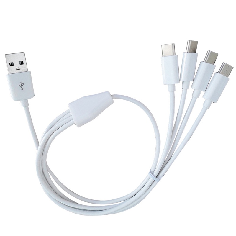 Vivi Kabel Charger Multi Port USB Tipe C 4 in 1 Untuk Handphone