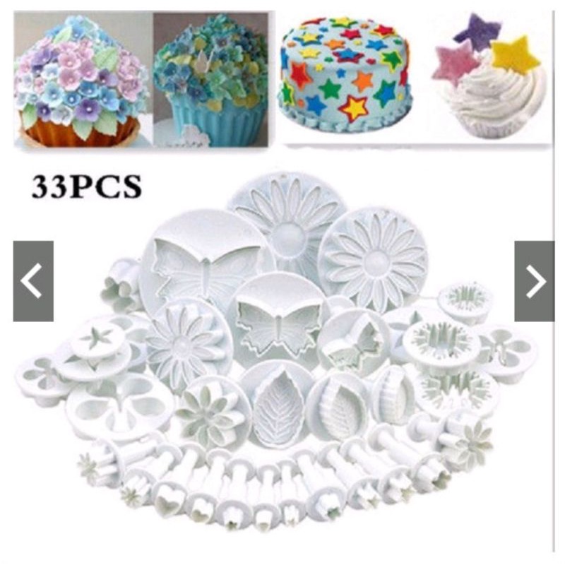 Cutter fondant 33pcs