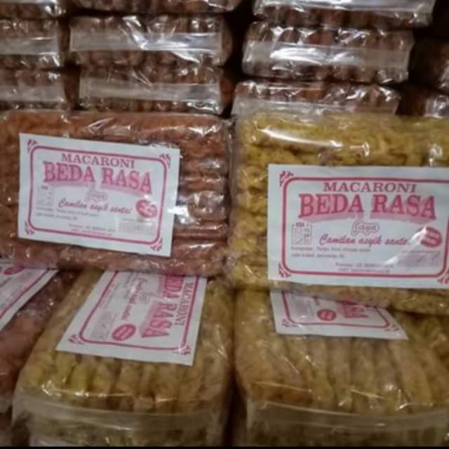 

Macaroni Murah BEDA RASA isi 25 pcs