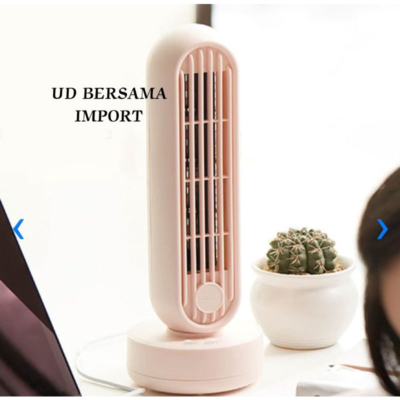 BEAR Kipas Angin Meja Dengan Kabel USB/Kipas Angin Mini/Desk Fan Pink