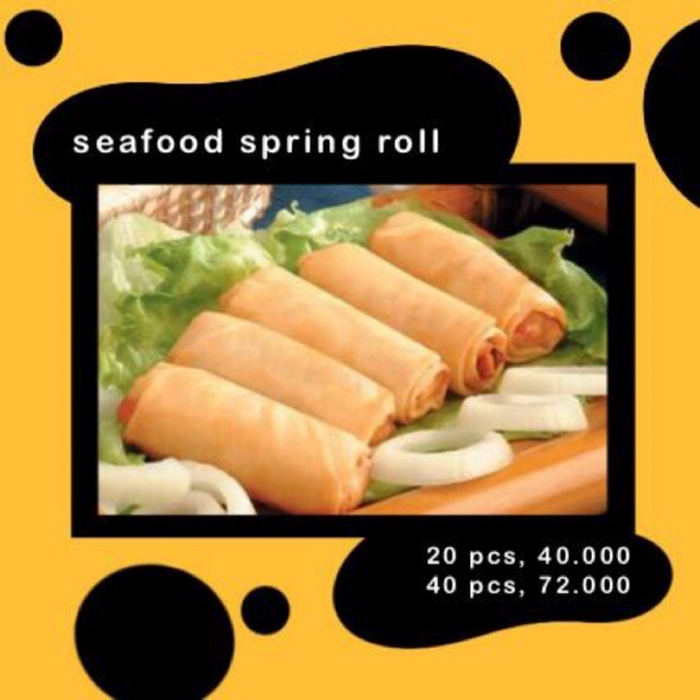 

Seafood spring roll