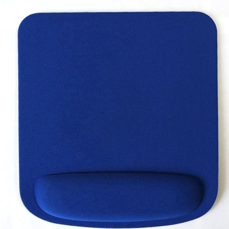 Mouse Pad Gaming Bahan Memory Foam Warna Polos Dengan Bantalan Pergelangan Tangan Untuk Anak