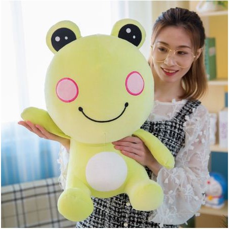 Boneka Keroppi Lucu Jumbo Boneka Kodok Hijau Imut Luar Biasa Jumbo 60cm Shopee Indonesia