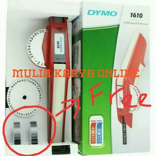 

Limited Mesin Dymo 1610 Label Maker Embos Dymo 1610