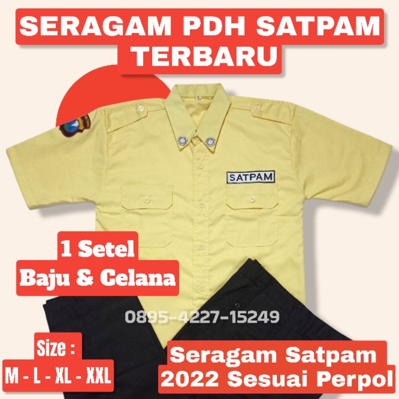 Jual Seragam Satpam Terbaru 2022, Seragam Satpam Baru, Seragam Baru ...