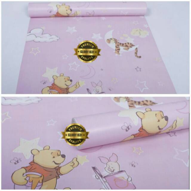 

WallPper stiker motif winnie thepoo