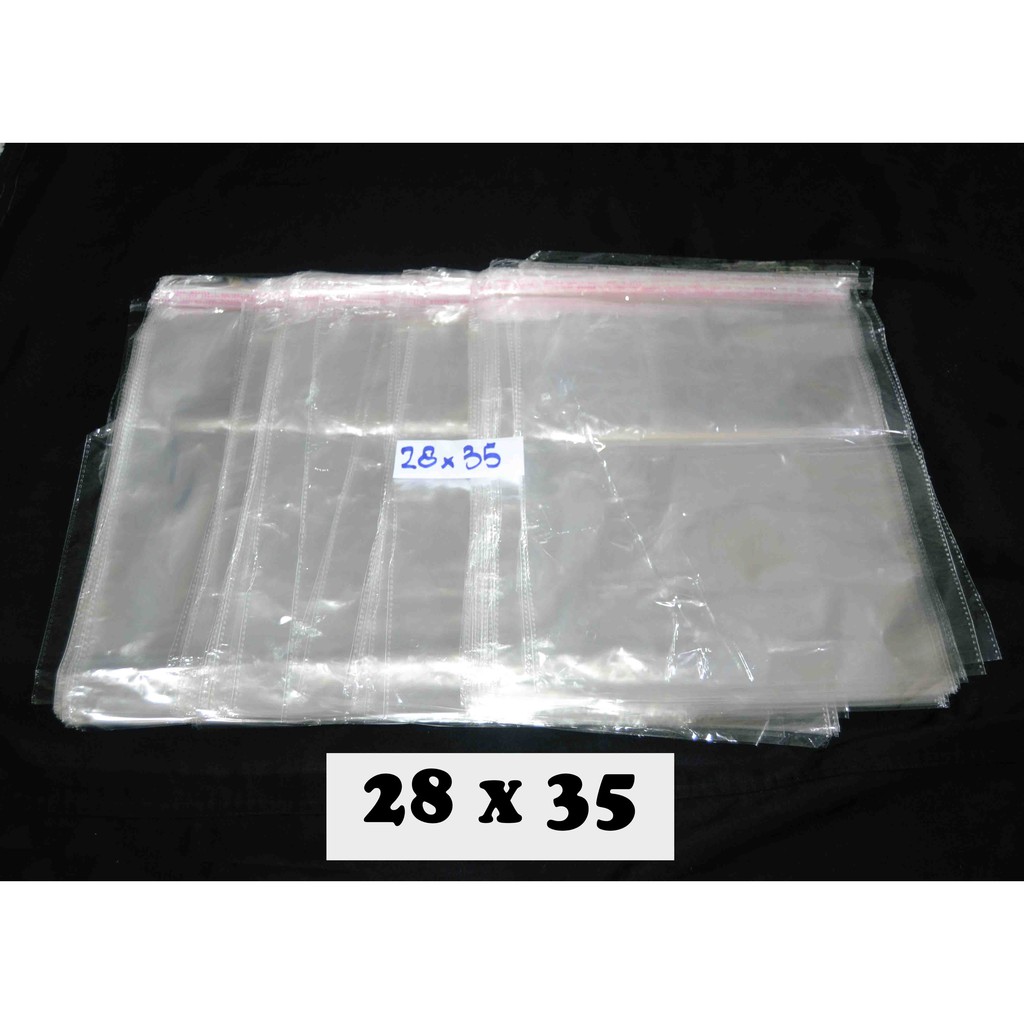 PLASTIK UKURAN 28X35 dan 28X37-isi 100 pcs
