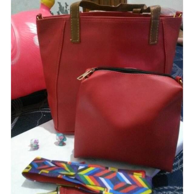 Tas 2in1/tas wanita/tas selempang