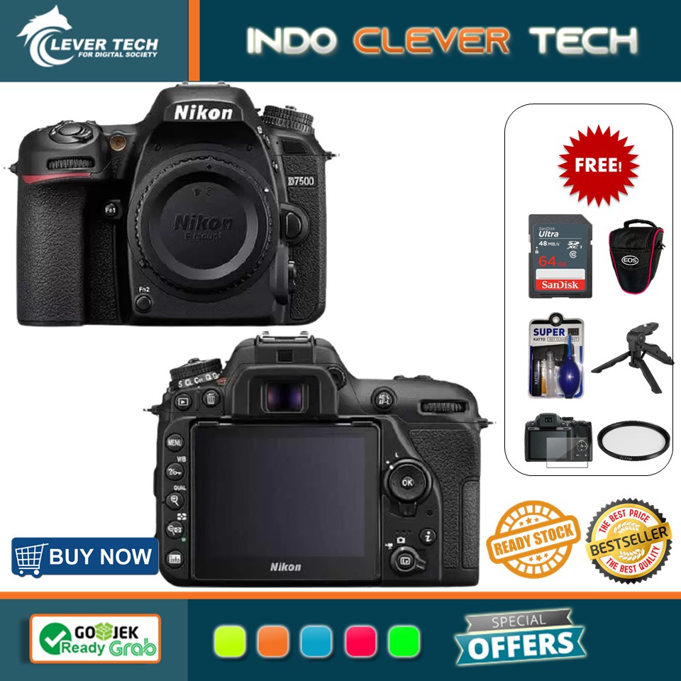 Nikon D7500 Body Only DSLR Camera - DISTRIBUTOR