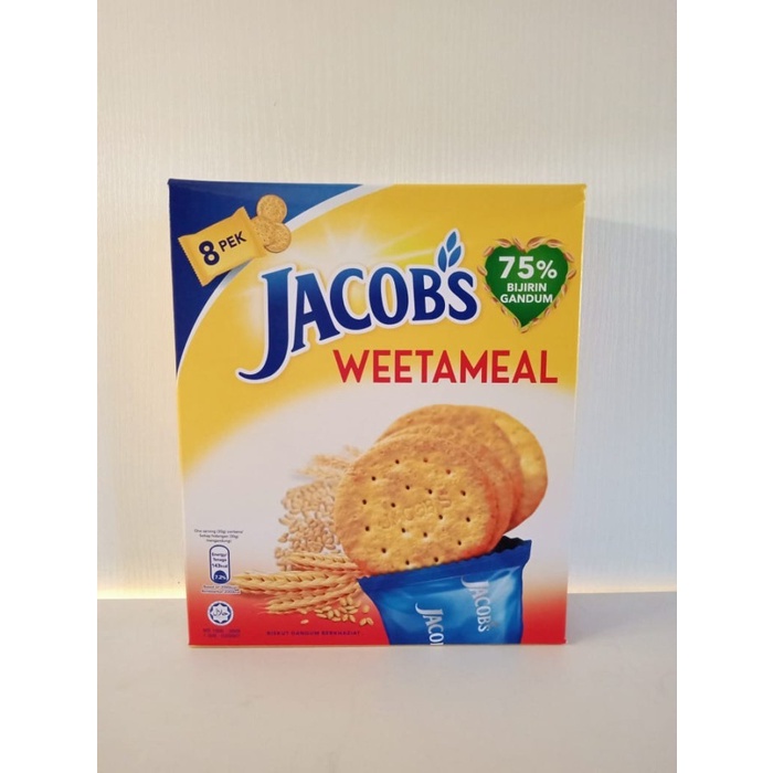 

JACOB'S WEETAMEAL WHEAT CRACKER BISCUIT 144GR - JACOB KRAKERS - JACOBS