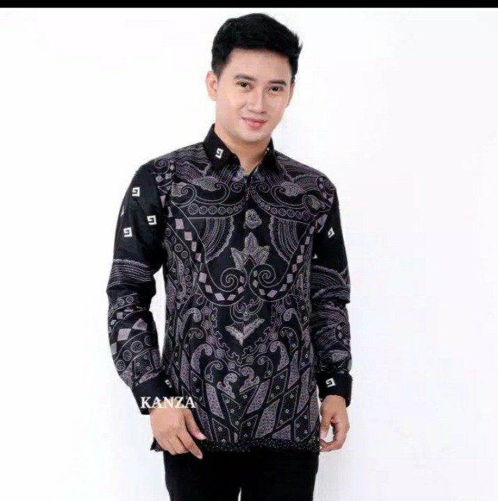 Baju Batik Pria Gus Azmi Syubbanul Muslimin Batik Katun Halus Hadroh Azzahir Hilwa Ala Santri Modern