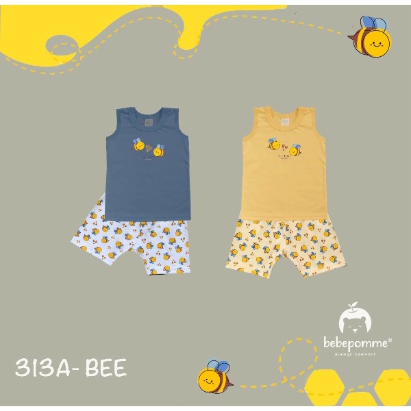 BEBEPOMME - Setelan Kutung Motif Bee