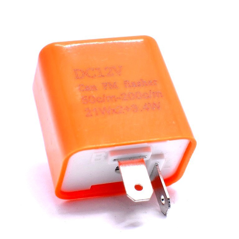 Flasher Orange Flaser Pengatur Kedip Lampu Motor Sen Sein Sign Led Relay Bisa Di Stel Setel-1
