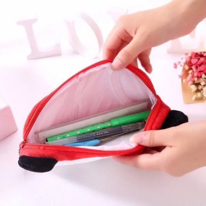 dompet pensil/tempat pensil karakter lucu/pouch aksesories