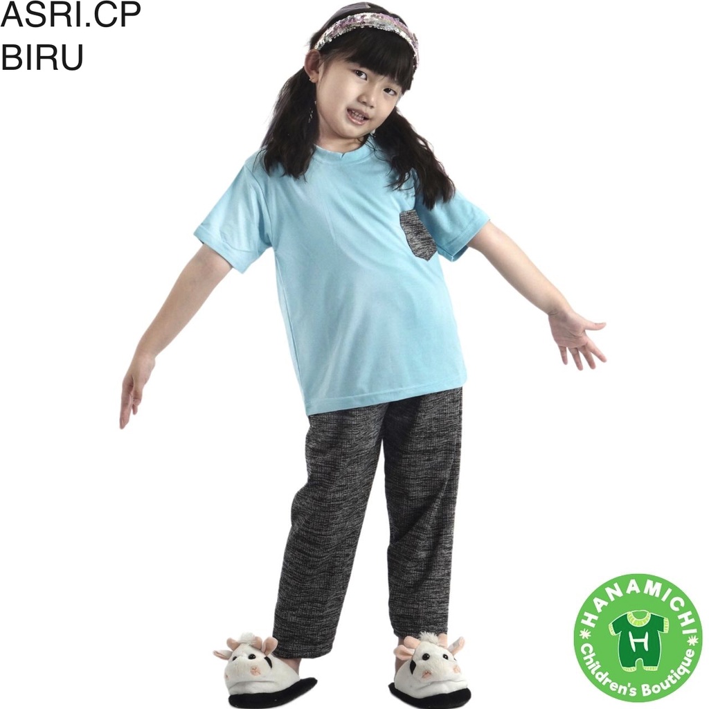 Hanamichi ASRI.CP Setelan Baju Tidur Anak Lengan Pendek