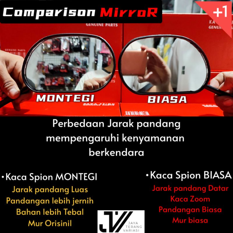 SPION HONDA CB150R MEGAPRO TIGER ORI MONTEGI KACA ORIGINAL / Spion cb150r / Spion honda / spion megapro /spion motor / Spion tiger