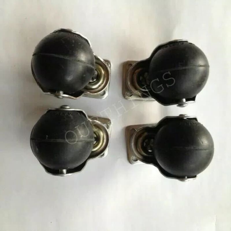 roda skk karet hitam roda bola etalase kursi ranjang lemari

